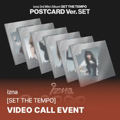 [0705 영通] izna - [SET THE TEMPO] (POSTCARD Ver.) (ランダム) **サウンドウェイブ単独未公開フォトカード 風邪に気をつけてください Ver. 6種中1種ランダム特典