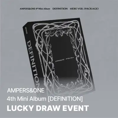【ラッキードロー】アンパーサンドワン (AMPERS&ONE) - ミニ4集 【DEFINITION】HERE Ver.(CD) **10枚購入時に未公開ポラロイドフォトカード7種セット追加プレゼント