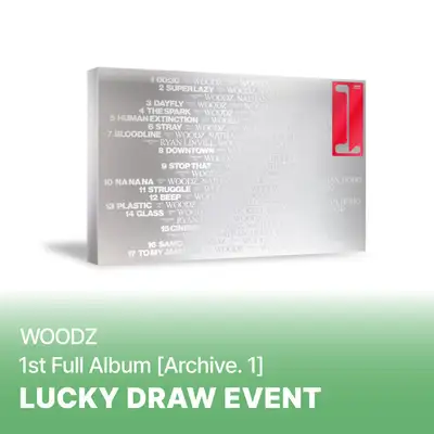 [ラッキードロー] WOODZ(ウッズ) - 1st Full Album [Archive. 1] (Main Ver.) **未公開セルカフォトカード1種+証明写真1種プレゼント