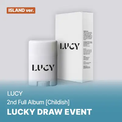 【ポップアップラッキードロー】LUCY(ルーシー) - 正規アルバム2集 [Childish] (Island Ver.) **未公開セルカフォトカード4種中1種ランダム付与