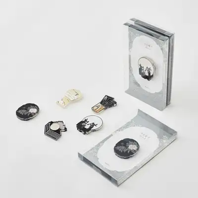 Mother-of-Pearl Lacquerware Magnet