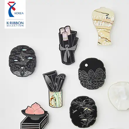 Mother-of-Pearl Lacquerware Magnet — 4