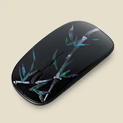 Bamboo Abalone Wireless Mouse (Black)