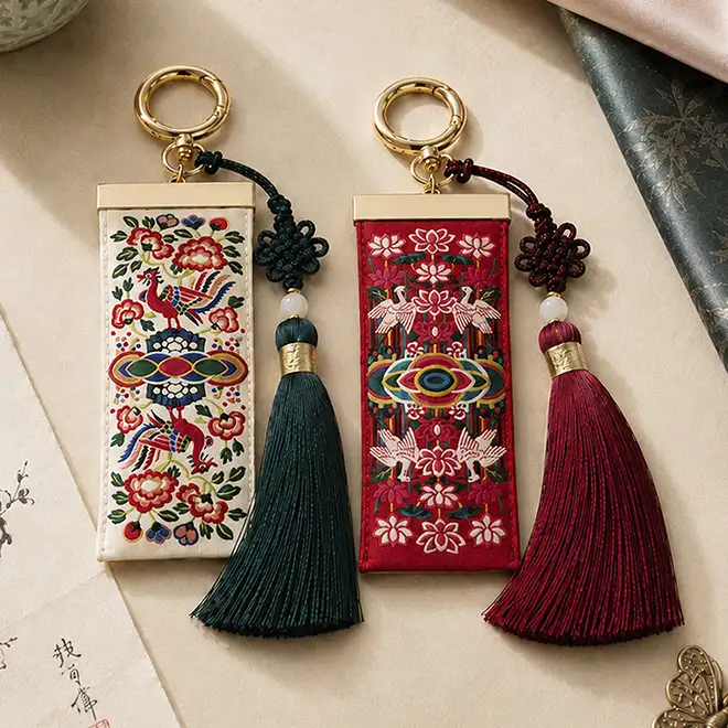 Hwalbokgil Auspicious Pattern Keyring<2026 Muse Contest Selected Work> — 4
