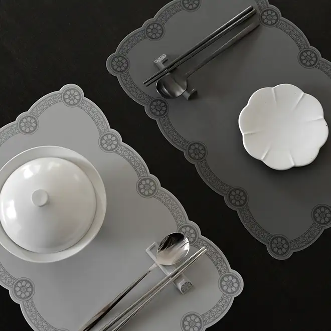 Tile-Pattern Silicone Table Mat — 4