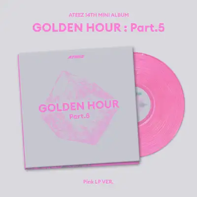 ATEEZ - [GOLDEN HOUR : Part.5] (ピンク LP VER.)