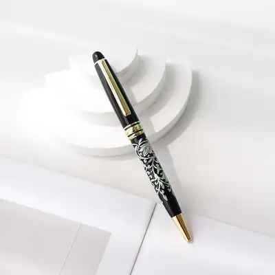 高級ギフト用螺鈿ボールペン 唐草