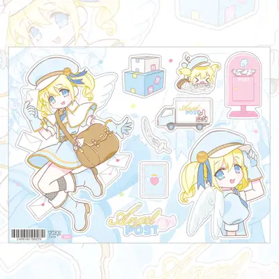 Lubby Club天使快递员贴纸