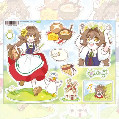 Lovepickle Club 阿尔卑斯少女贴纸