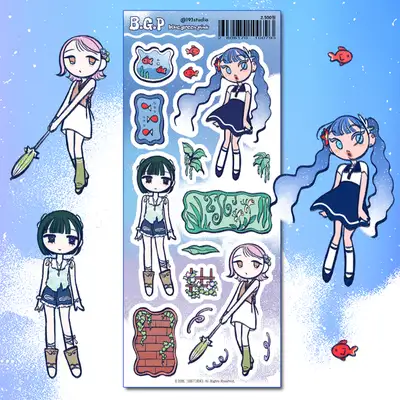 白九三工作室 B.G.P 贴纸