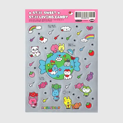 Monan Bear 我們居住的星球 貼紙