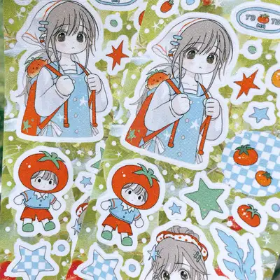 Childhood Tomato 補習班 貼紙