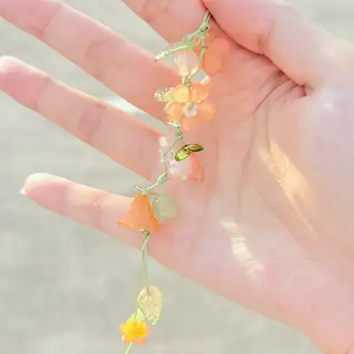 蘇菲柔 凌霄花 鑰匙圈