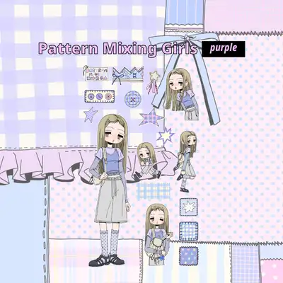 七英七 PMG purple 貼紙