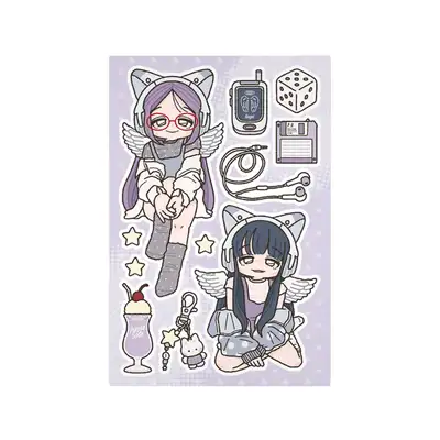 Studio Fondue 紫色天使核心贴纸