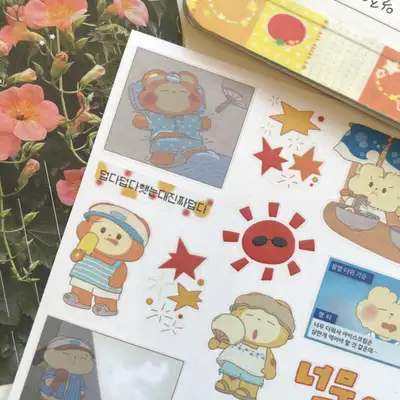 Studio总总 躲避炎热的方法 贴纸