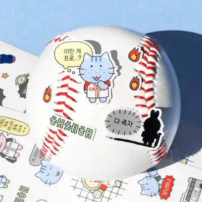 비온뒤棒球成瘾贴纸