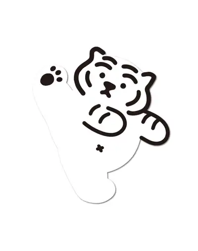 ムジクタイガー アビュラン ビッグ リムーバブルステッカー