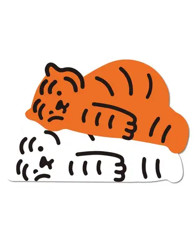 ムジクタイガー チャージランビッグ リムーバブルステッカー