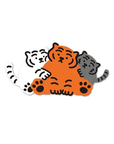 ムジクタイガー サムットゥンラン ビッグ リムーバブル ステッカー