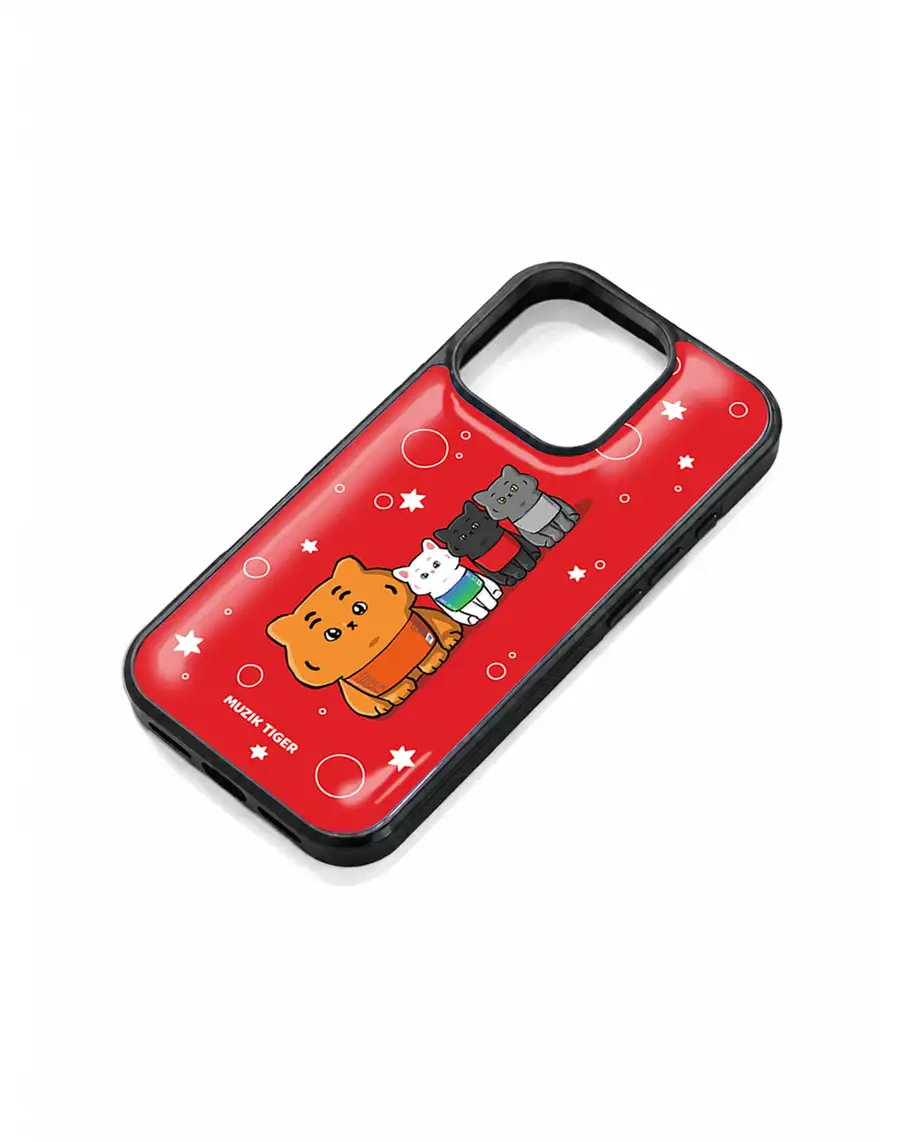 炭酸にゃんスマホケース — 2