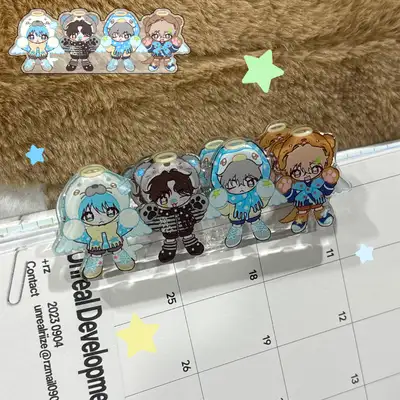 猛兽商店 抱我⋯HUG ME 环氧树脂亚克力夹子