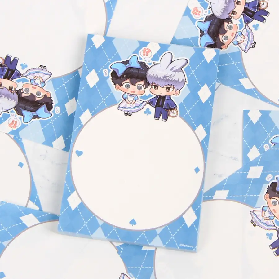 Winter Passed Cherry Blossom Official Memo Pad 95X145mm Single Type - Webtoon Memo Pad