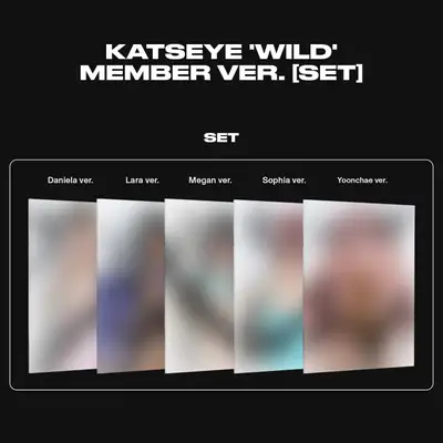KATSEYE - WILD (Member ver.) (5-Piece Set)