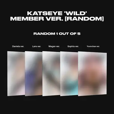KATSEYE - WILD (Member Ver.) (Random 1 of 5)