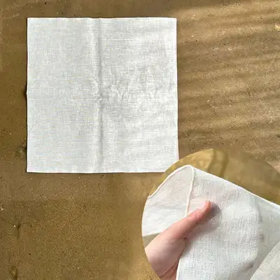 Number 3 Ramie Wrapping Cloth 58cm - Multi-Purpose Dumpling Cake Steamer Lining Herbal Medicine Strainer Bamboo Steamer Tofu Strainer