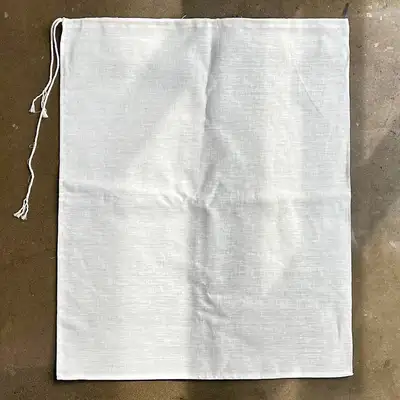 9号 麻布巾着 l 煮干しだし網 漢方薬包 豆腐・ギリシャヨーグルト作り