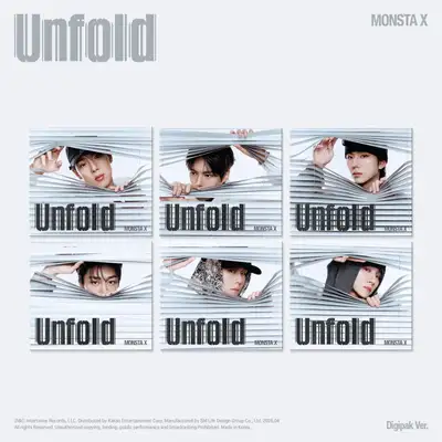 MONSTA X - 正規アルバム [Unfold] (DIGIPACK VER.) (6種ランダム)