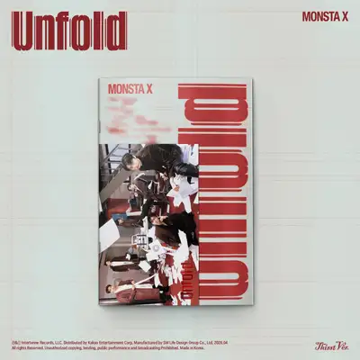 MONSTA X - 正規アルバム [Unfold] 通常盤 (Thirst Ver.)