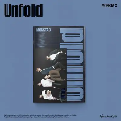 MONSTA X - 正規アルバム [Unfold] 通常盤 (Heartbreak Ver.)