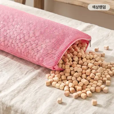 L Size 1.5kg Hinoki Chip Mesh Pillow (Phytoncide Cube Chip Neck Pillow Cervical Pillow Deep Sleep Pillow Cool Bead Pillow)
