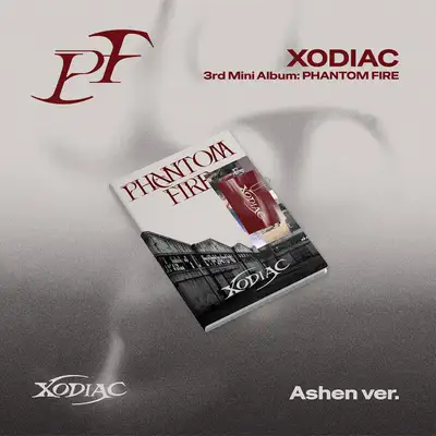 XODIAC(ソディエク) - ミニアルバム3集 [PHANTOM FIRE] (Obsidian Ver.) / (Ashen Ver.) (2種セット)
