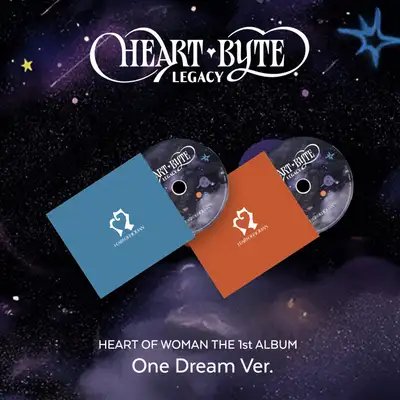 HEART OF WOMAN（ハートオブウーマン）- THE 1st ALBUM [Heart Byte : LEGACY] (One Dream ver. (Blue ver. / Brown ver.)) (2種セット)