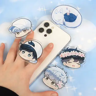 [Winter Passes Cherry Blossom] Gyeoji Bbeut Acrylic-Shaped Toon Socket 5 Types / Webtoon Goods
