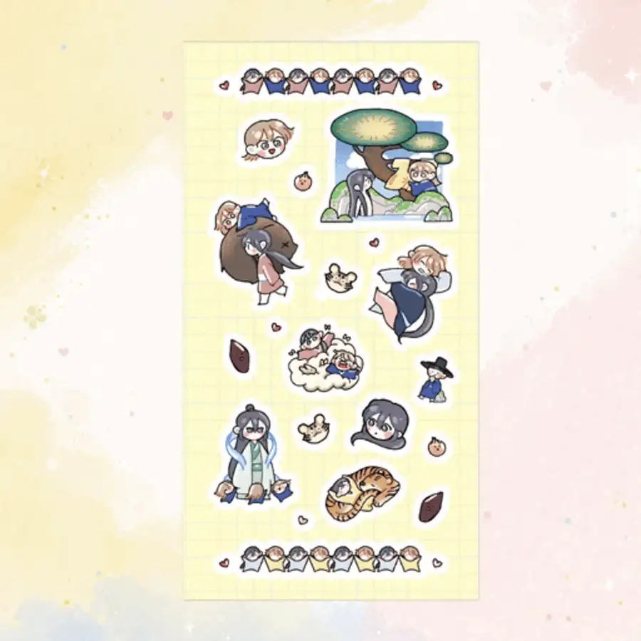 Fairy's Bathhouse Theft Case Webtoon Seal Stickers 2 Types | Webtoon Goods — 1