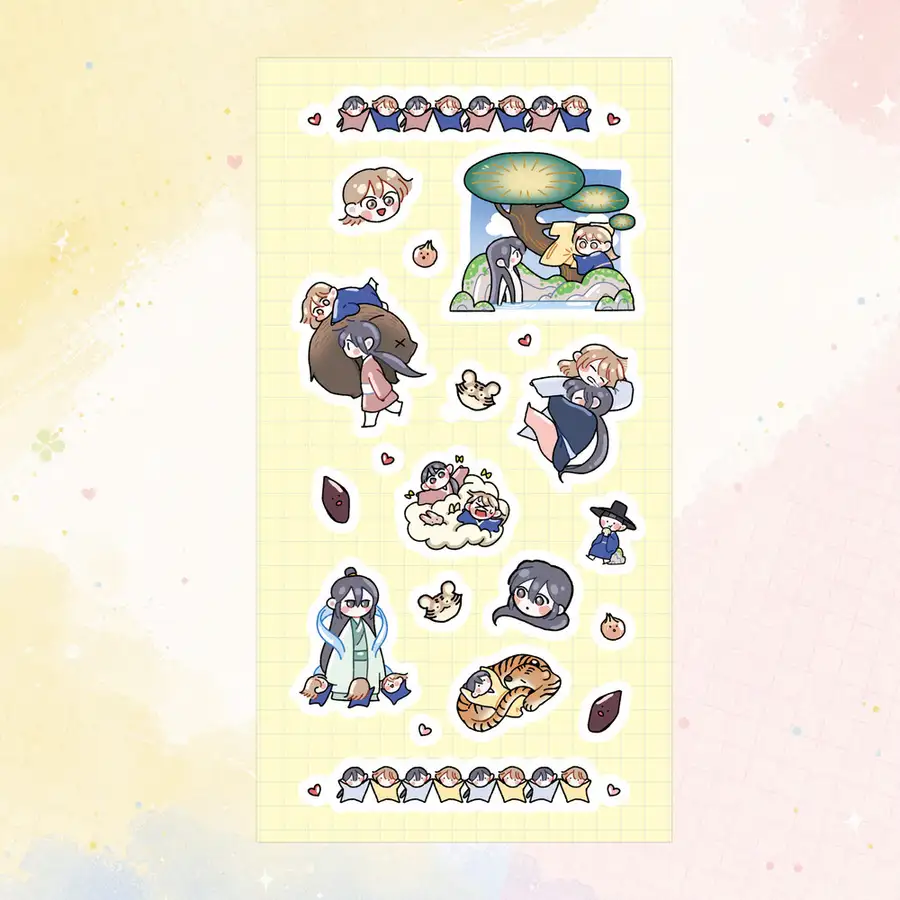 Fairy's Bathhouse Theft Case Webtoon Seal Stickers 2 Types | Webtoon Goods — 2