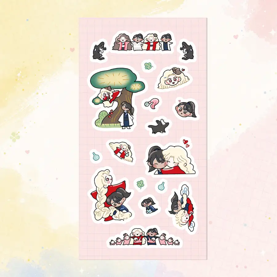 Fairy's Bathhouse Theft Case Webtoon Seal Stickers 2 Types | Webtoon Goods — 3