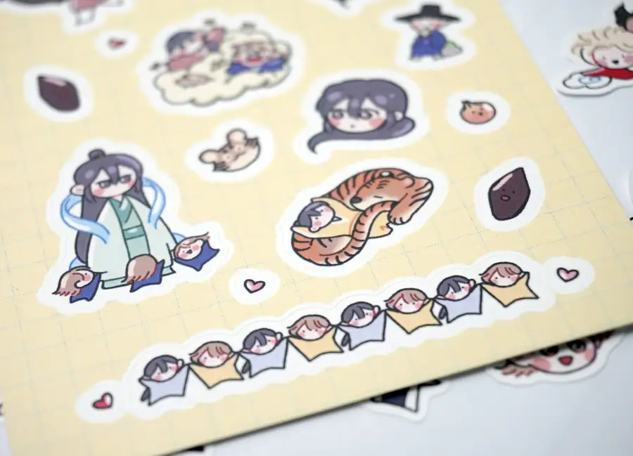 Fairy's Bathhouse Theft Case Webtoon Seal Stickers 2 Types | Webtoon Goods — 4