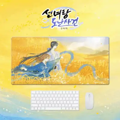 [Seonnyeo-tang Donan Sageon] Desk Mat Long Pad 2 Types | Mouse Pad
