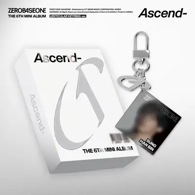 ZEROBASEONE - The 6th Mini Album [Ascend-] (レンティキュラーキーリング Ver.) (5種セット)