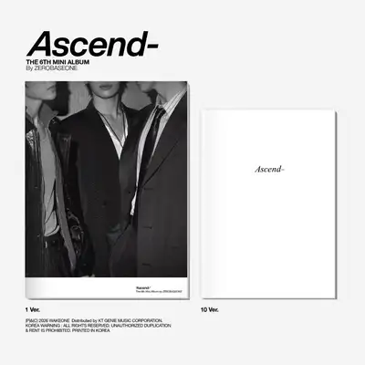 ZEROBASEONE - 6thミニアルバム [Ascend-] (1 Ver. & 10 Ver.) (2種セット)