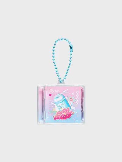 K-pop Demon Hunters Saja Boys Sodapop Mini CD Keyring
