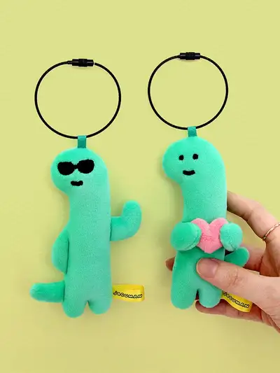 Jogue Man Keyring (Heart/Sunglasses)