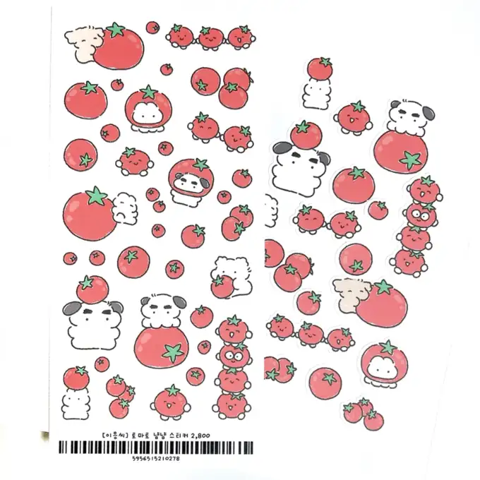 Lee Eung-ssi Tomato Nom Nom Sticker