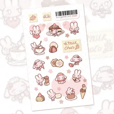 Tetrafort Melonty Bunny Chocolatier Sticker