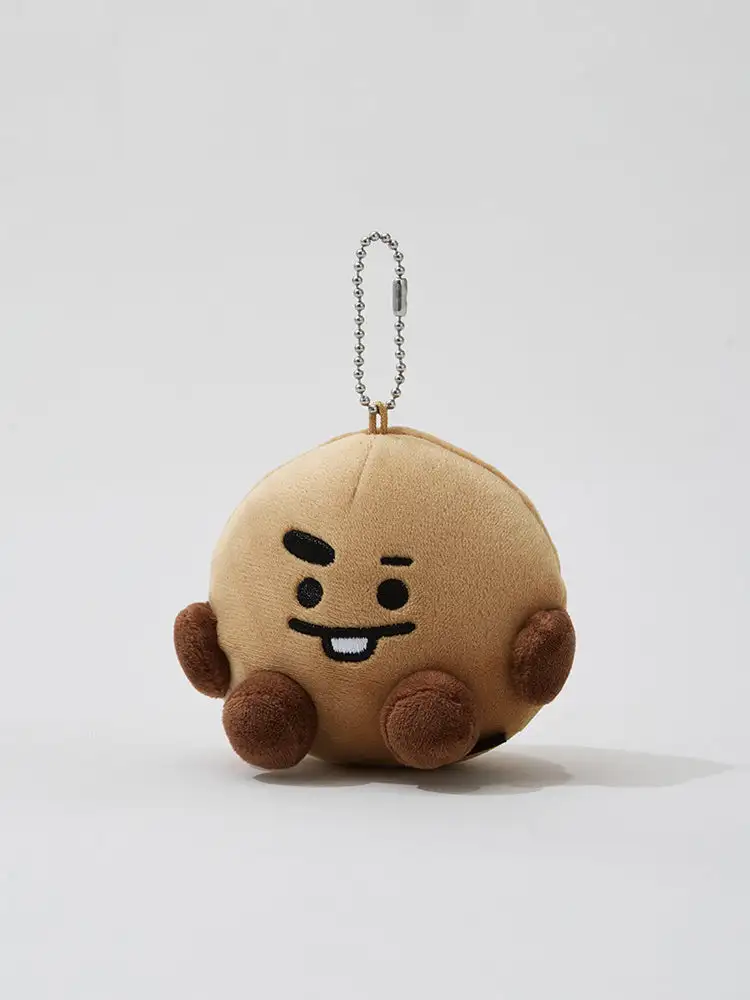 BT21 TRAVEL 2WAY Character Plush Holder Keyring — 4
